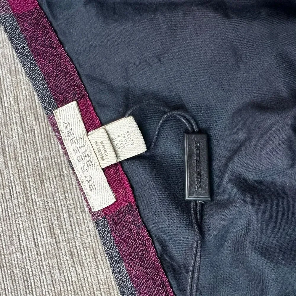 Burberry Brit Plaid Wool Mix Mini Skirt Size 8